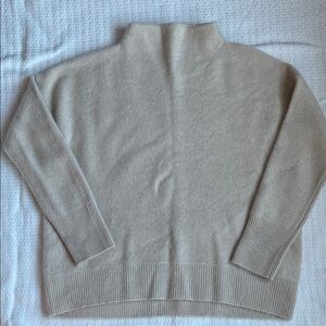 Vince Boiled Cashmere Mockneck Sweater